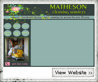 Matheson Cleaning Services NH Web Design
