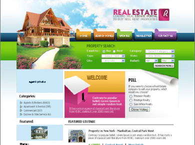Realtor Website Template Image
